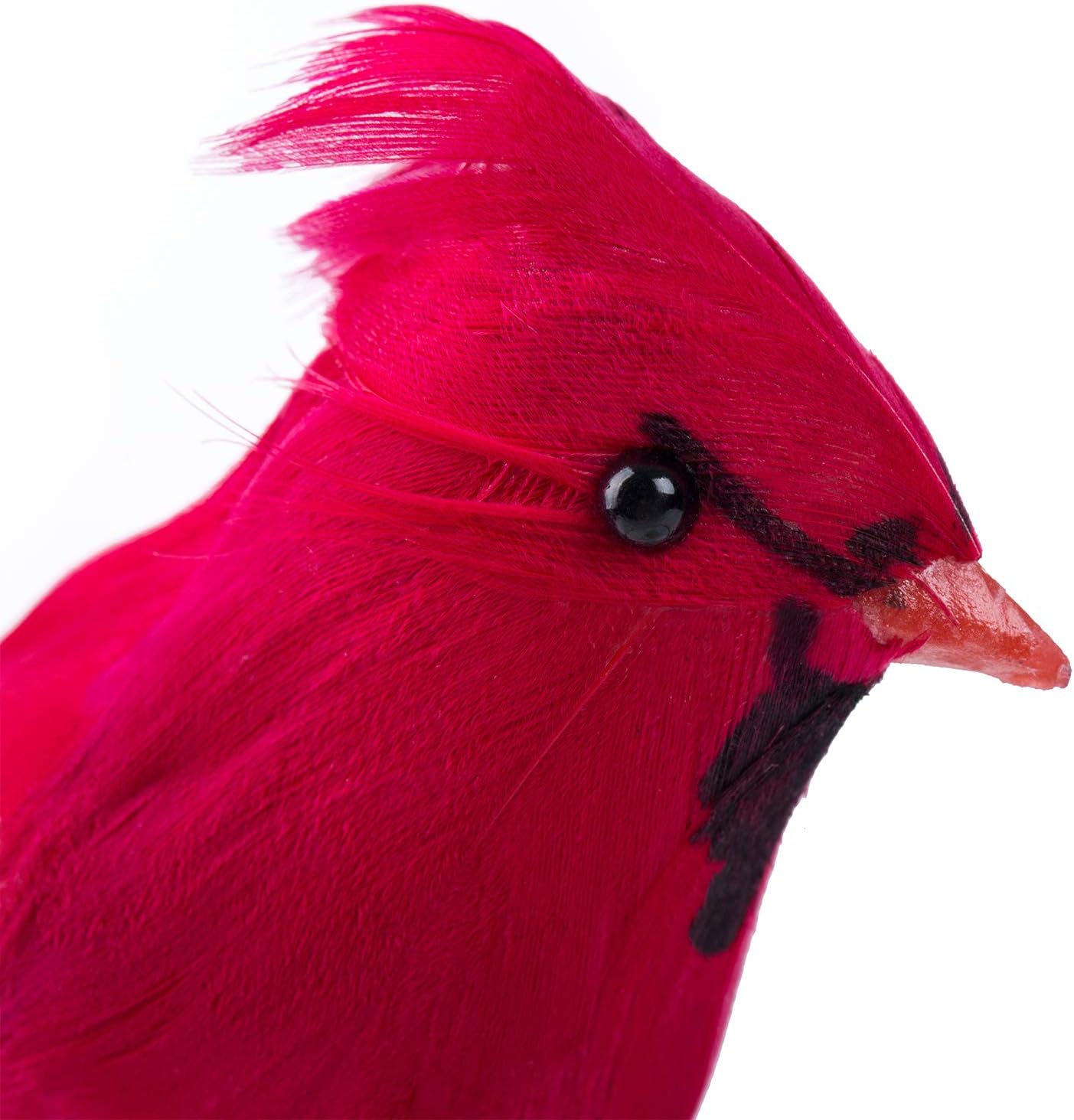 Ogrmar 12 Pack Red Birds Clip On Christmas Tree Decorations