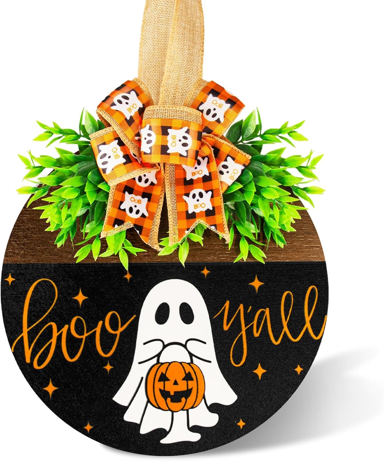 Denylo Pro Halloween Wood Welcome Sign