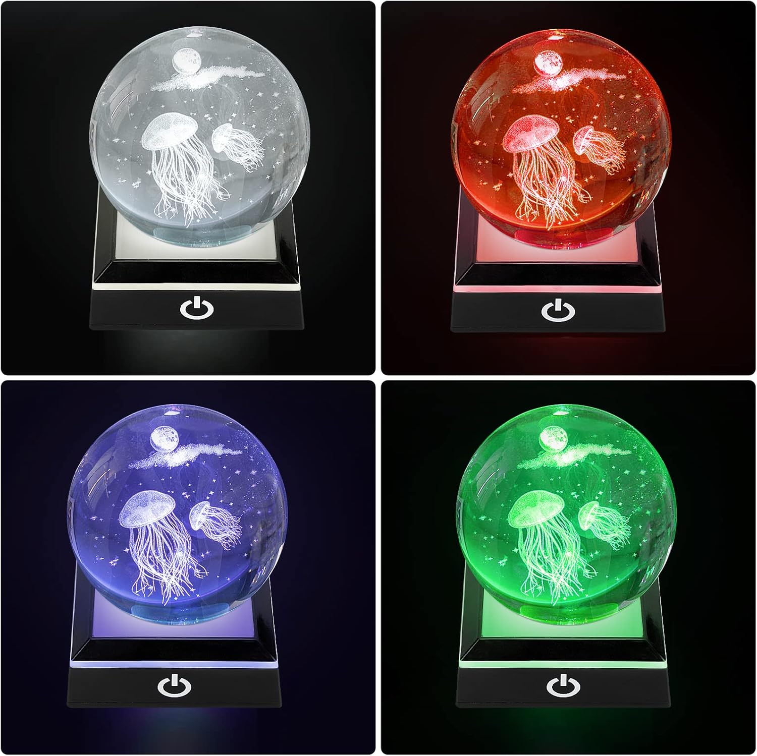 LED Light Display Stand Base with Multicolor Options