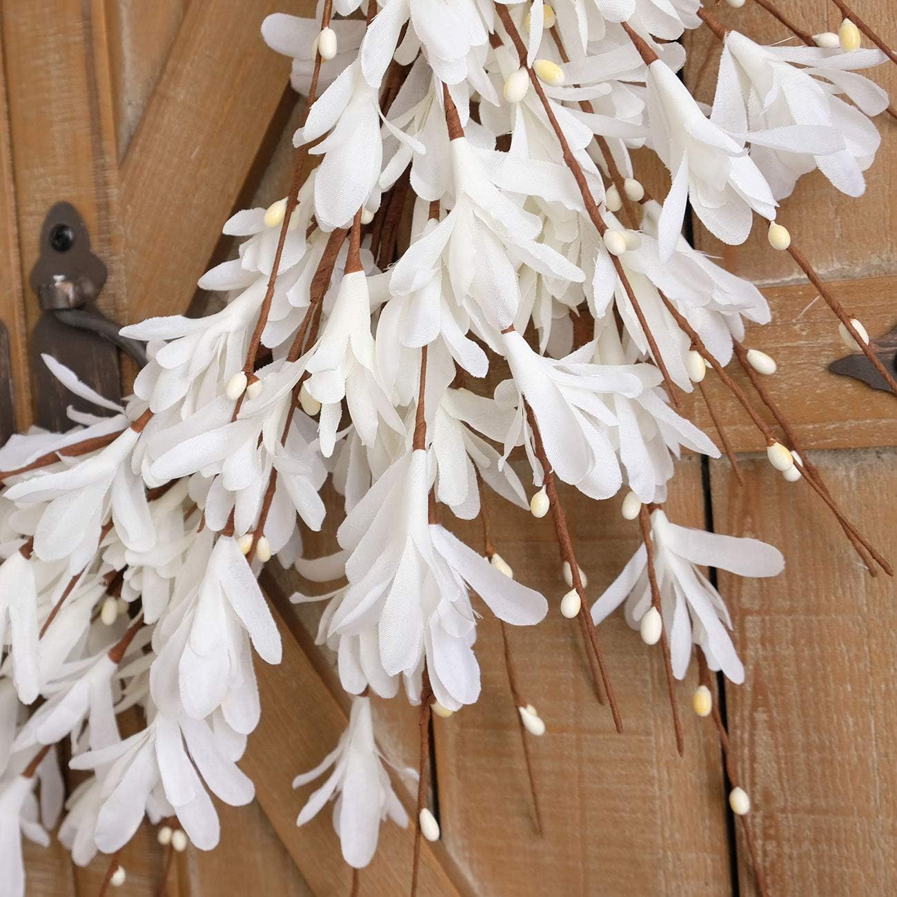 Bibelot 20 Inch Artificial Forsythia Flower Wreath