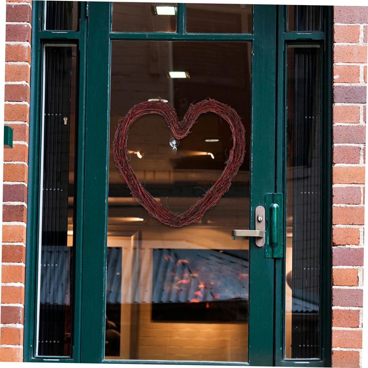 Bohemian Style Heart Shaped Rattan Wreath Frame