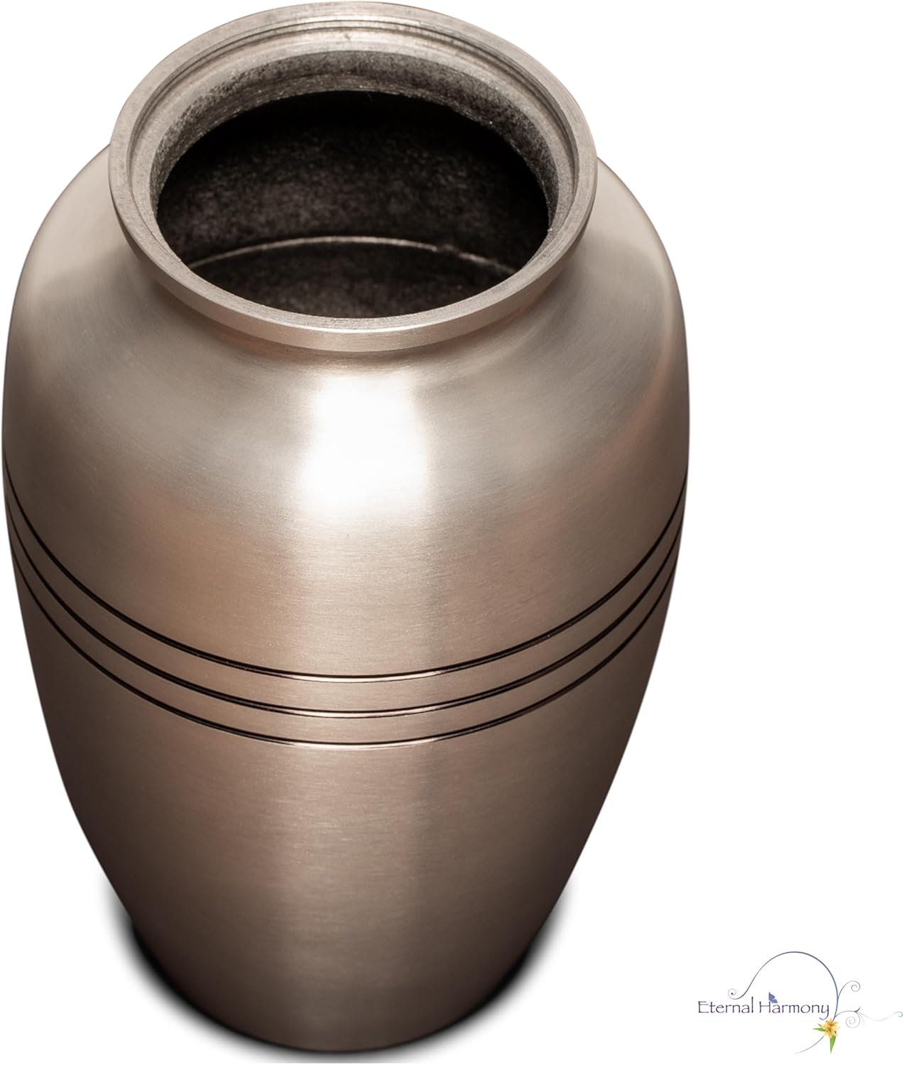 Eternal Harmony Large Silver Urn for Ashes
