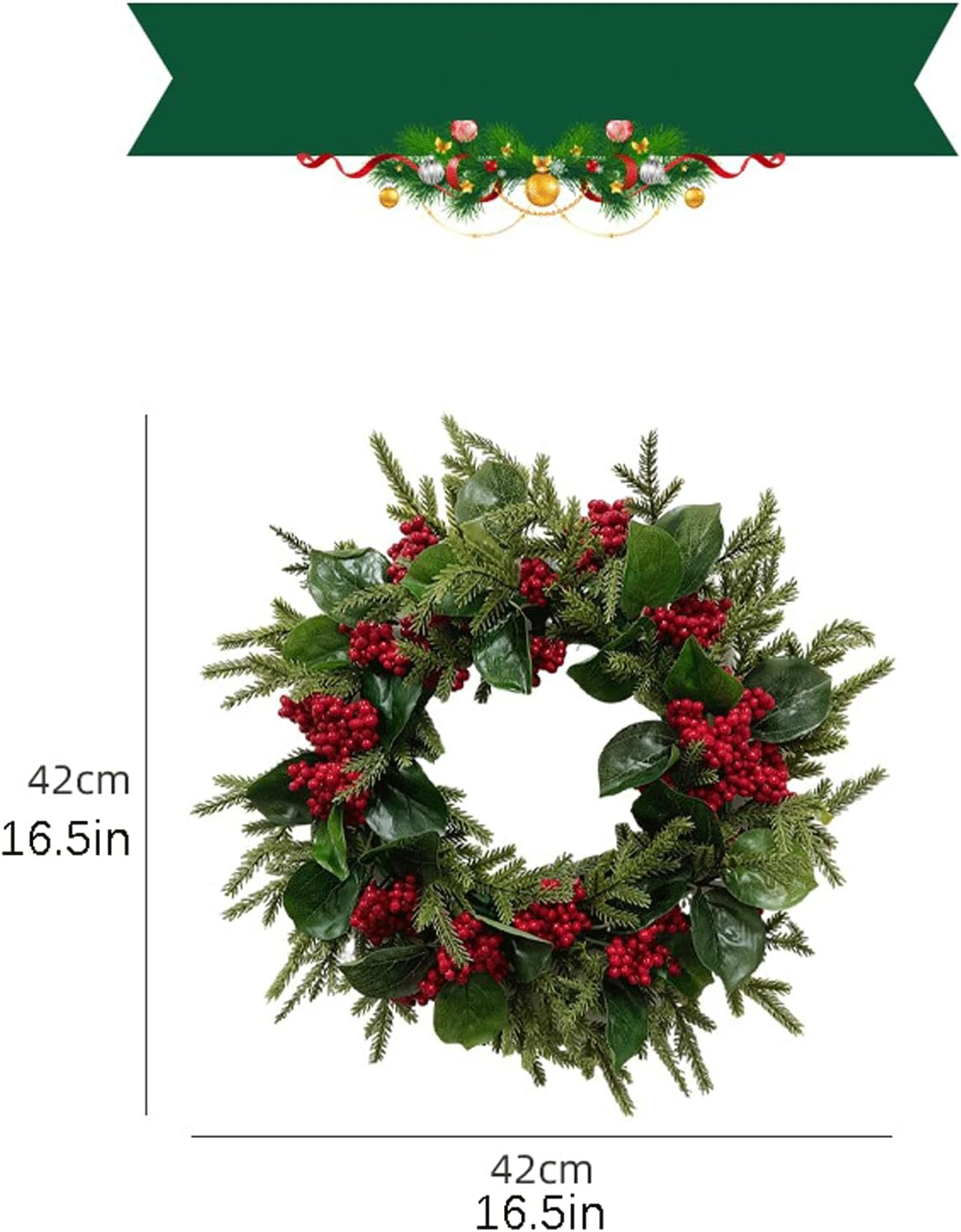 Welcome Wreaths for Front Door Set of 2