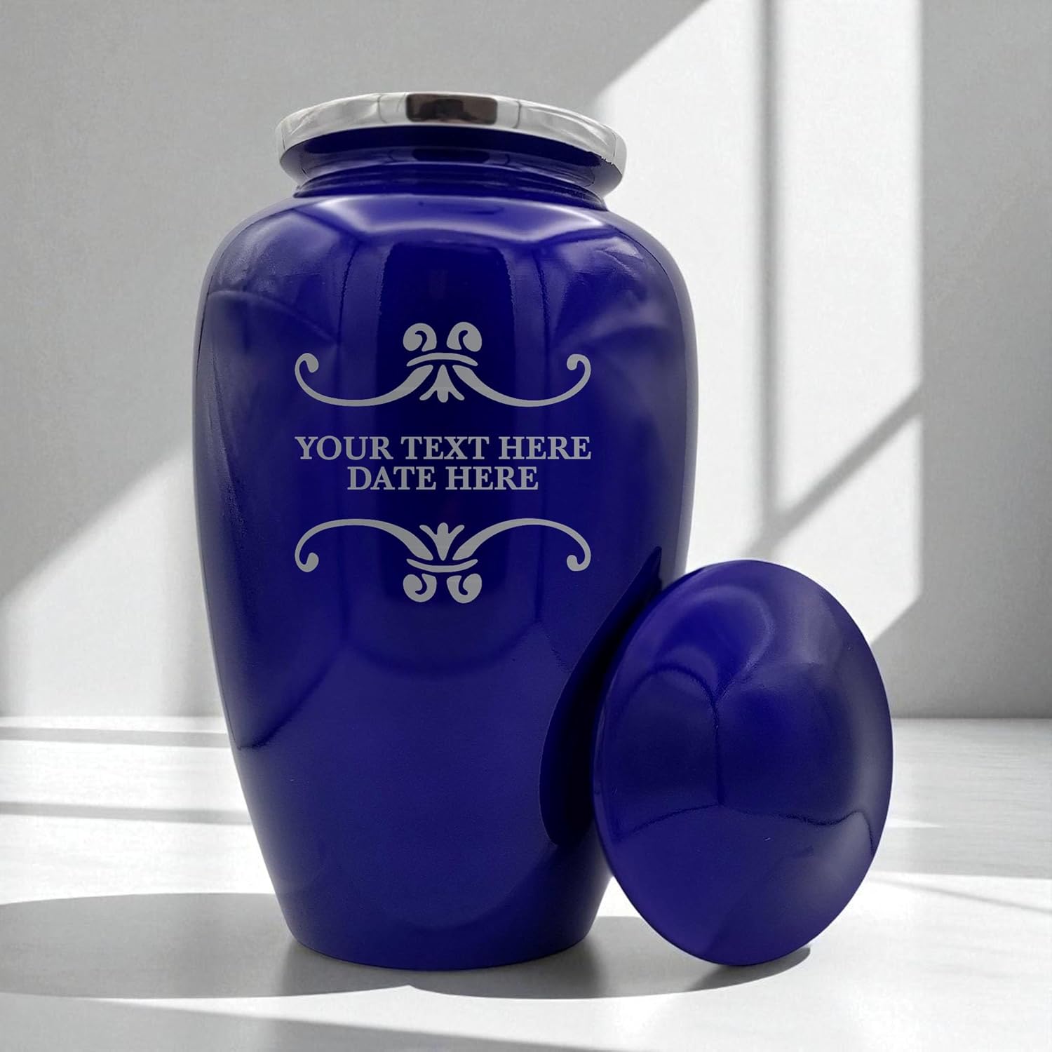 Custom Cremation Urn - Purple Splendore Series