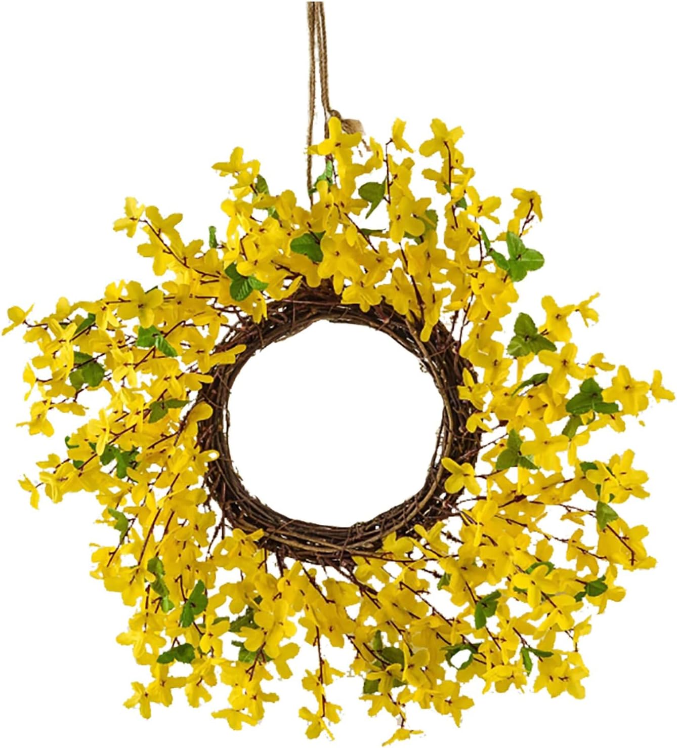 Yellow Sunflower Bee Wreath Front Door Decor