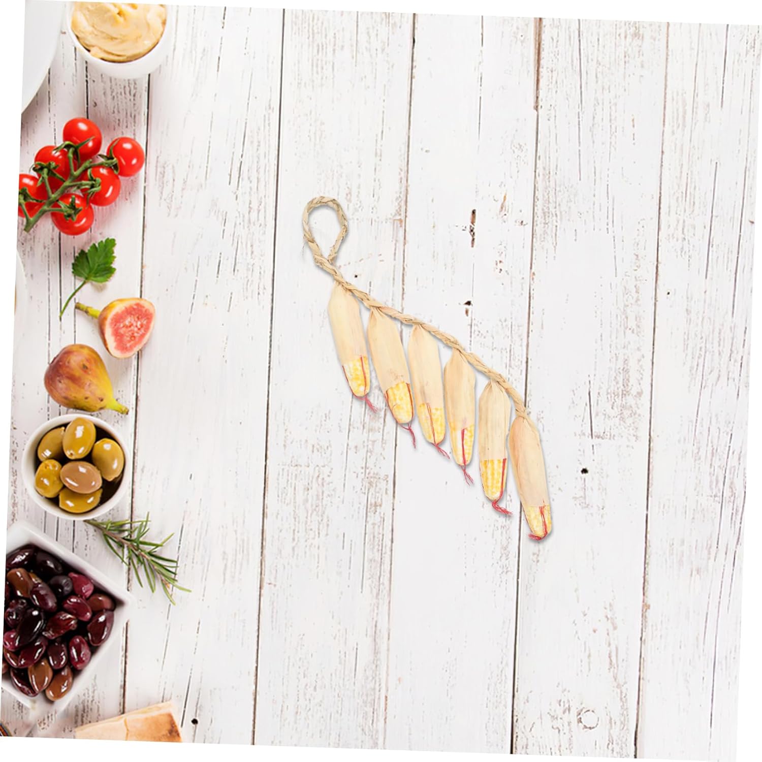 2Pcs Realistic Vegetable Corn Skewers Hanging Decor