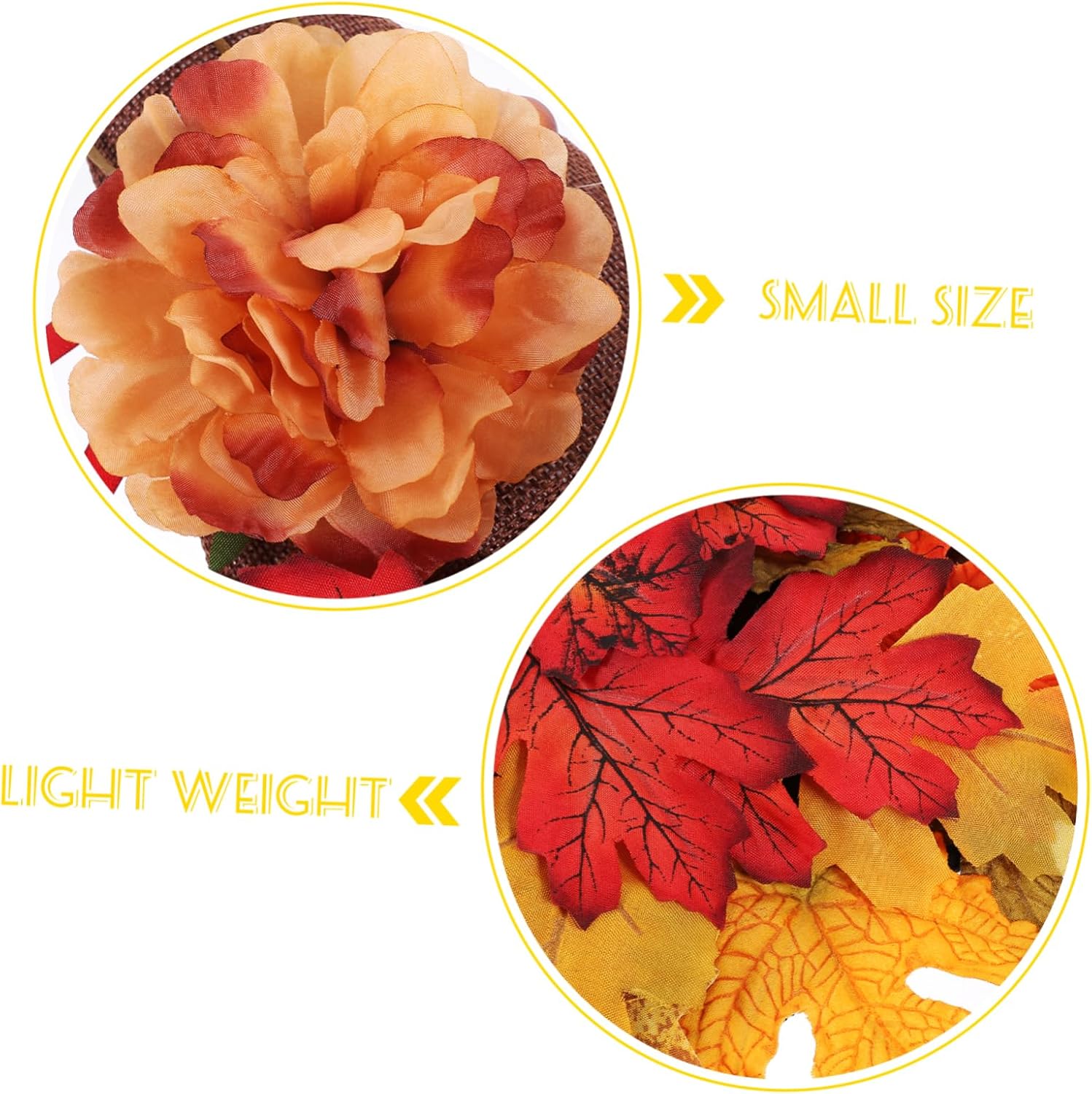 Front Door Autumn Wreath with Gnome Design