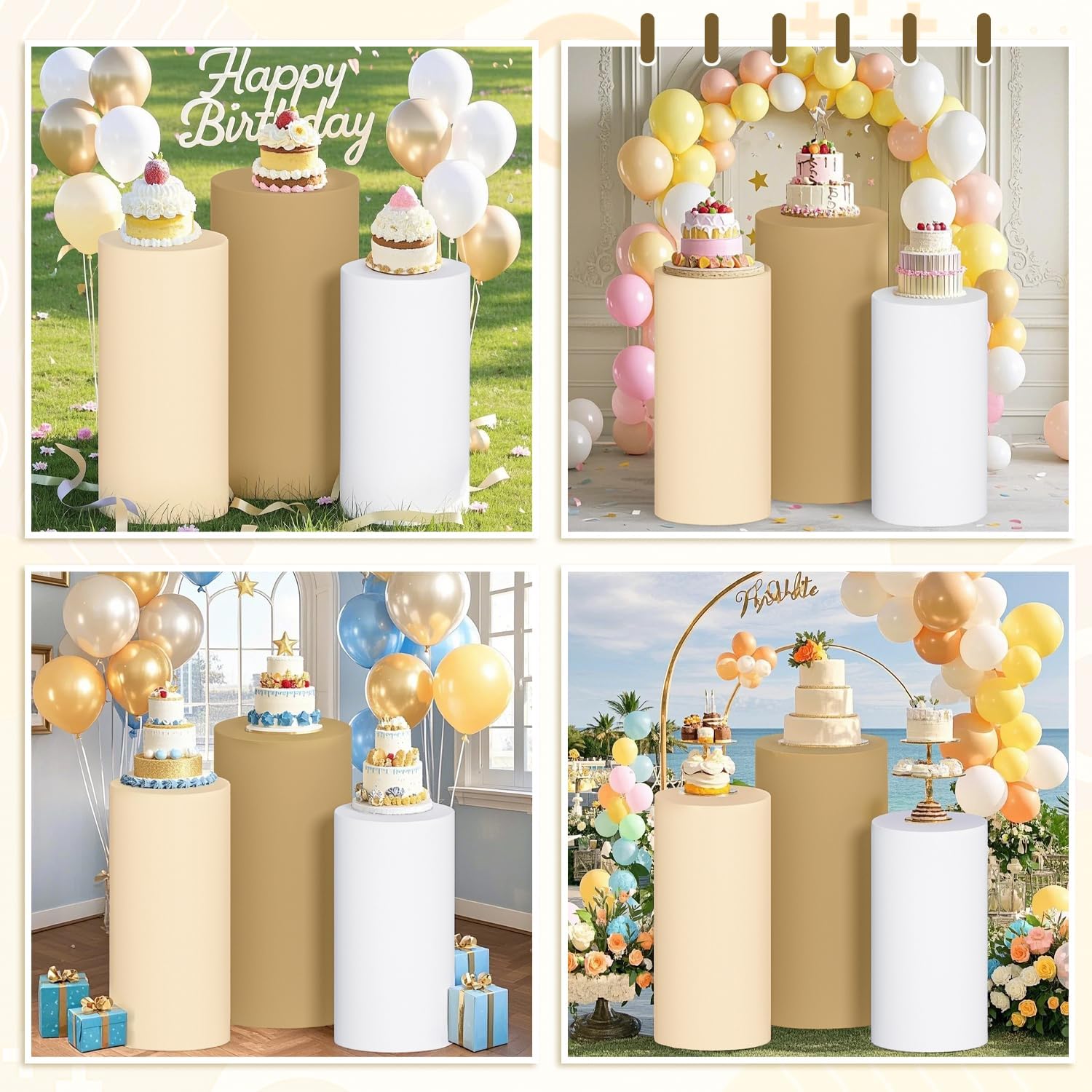 MODFUNS Multicolor Cylinder Covers Set of 3
