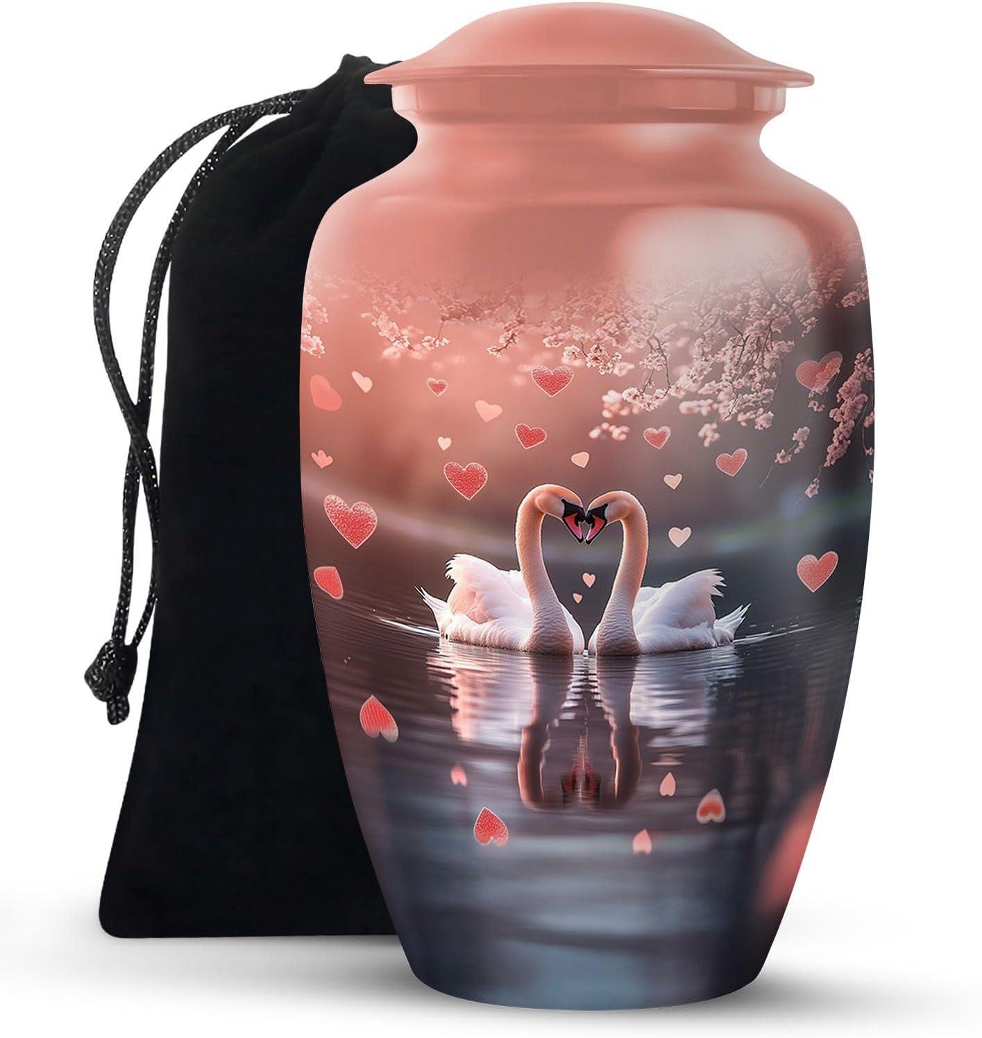 Swan Cremation Urn for Adult Ashes 10 Inch