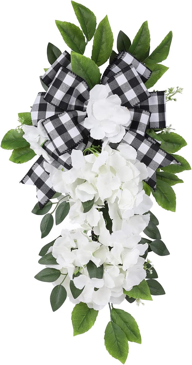 Ochine Artificial Teardrop Wreath Spring Summer