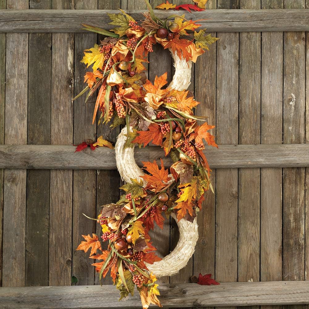 FloraCraft 12 Inch Natural Straw Wreath