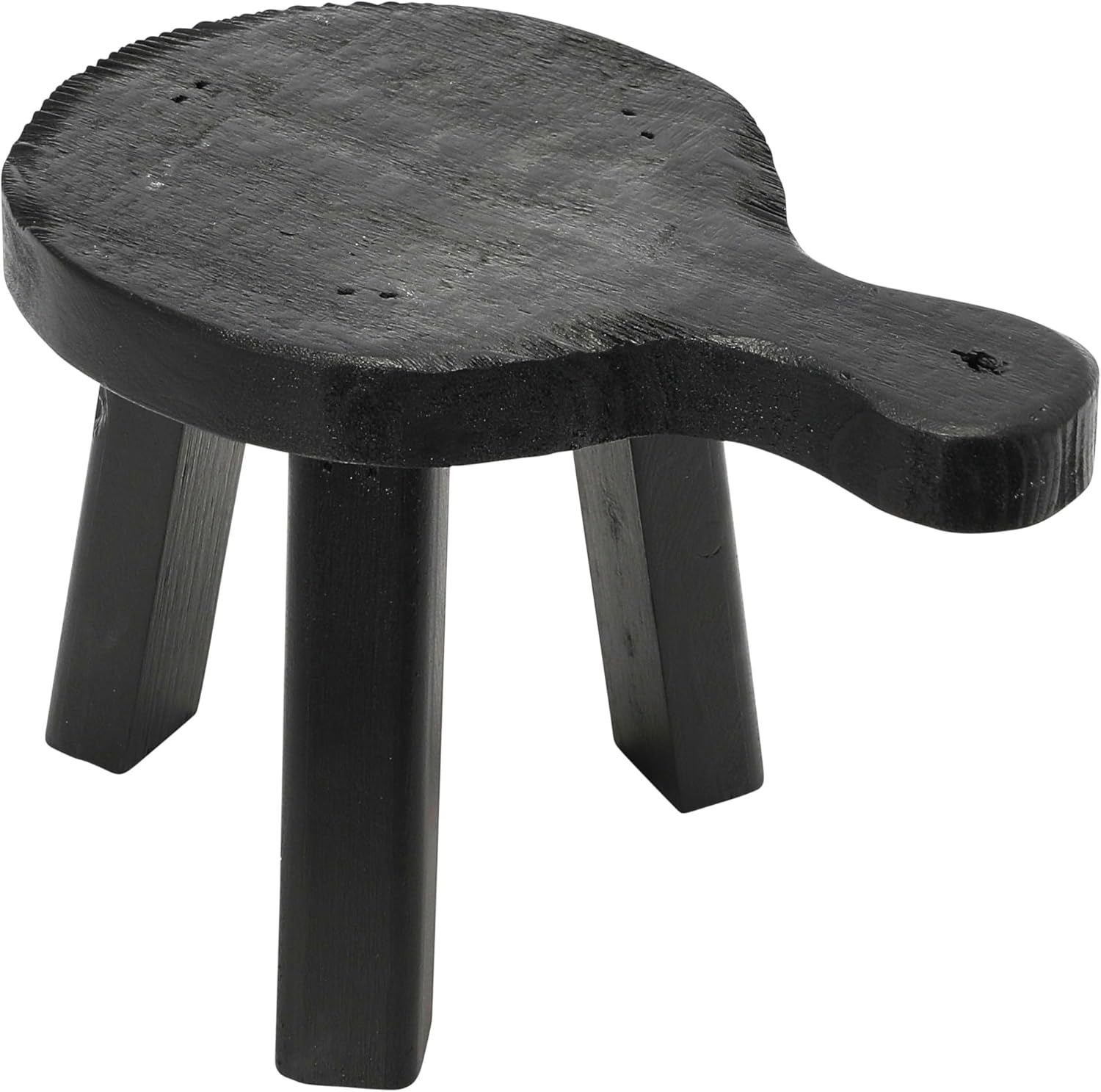 Creative Co-Op Decorative Smooth Wood Pedestal Black