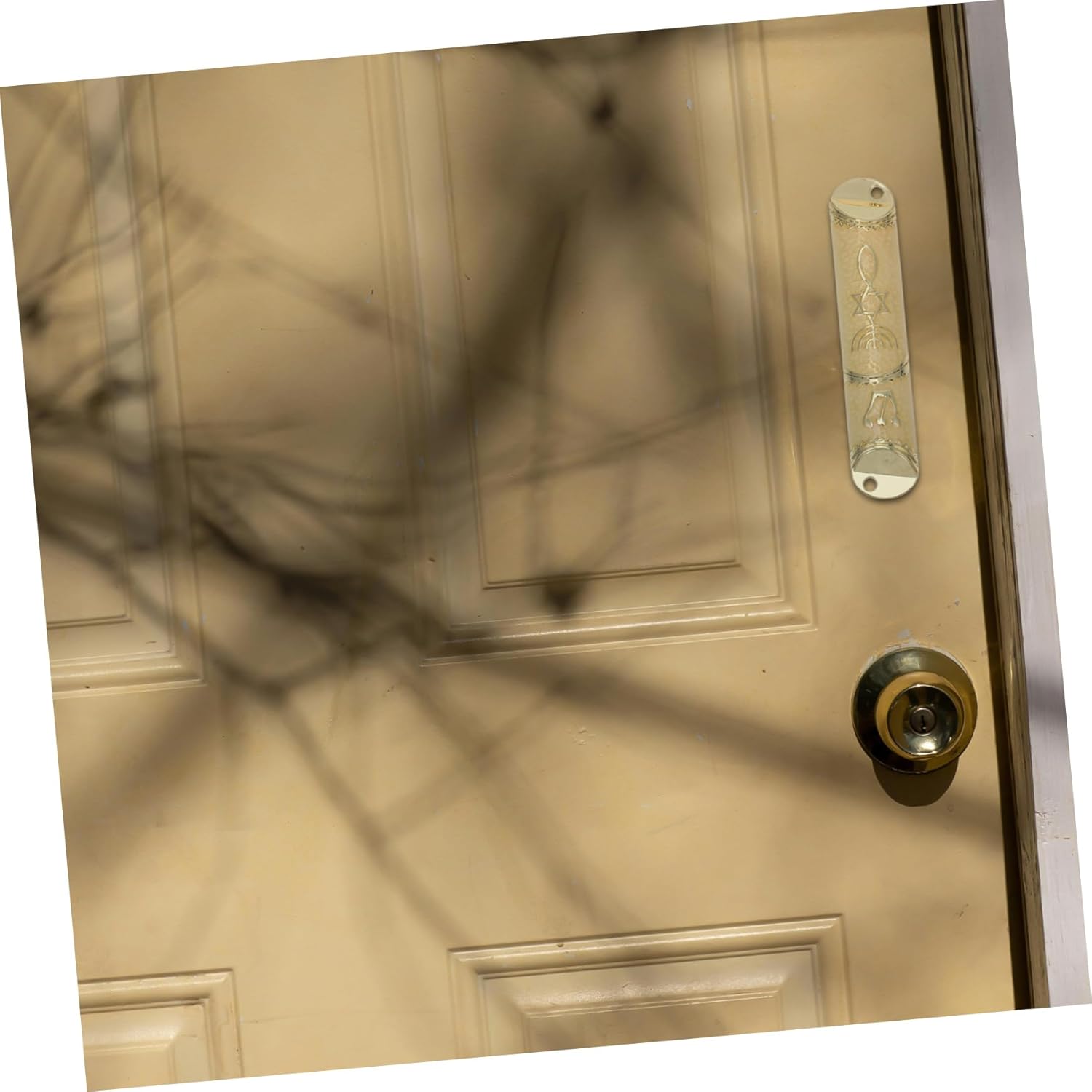 Jewish Mitzvah Metal Mezuzah Door Decor