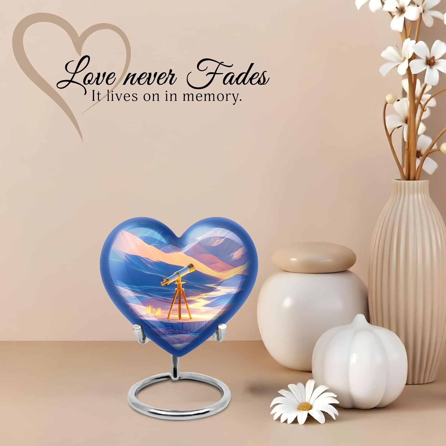 Decorative 3 Inch Urn Set for Cremation Ashes