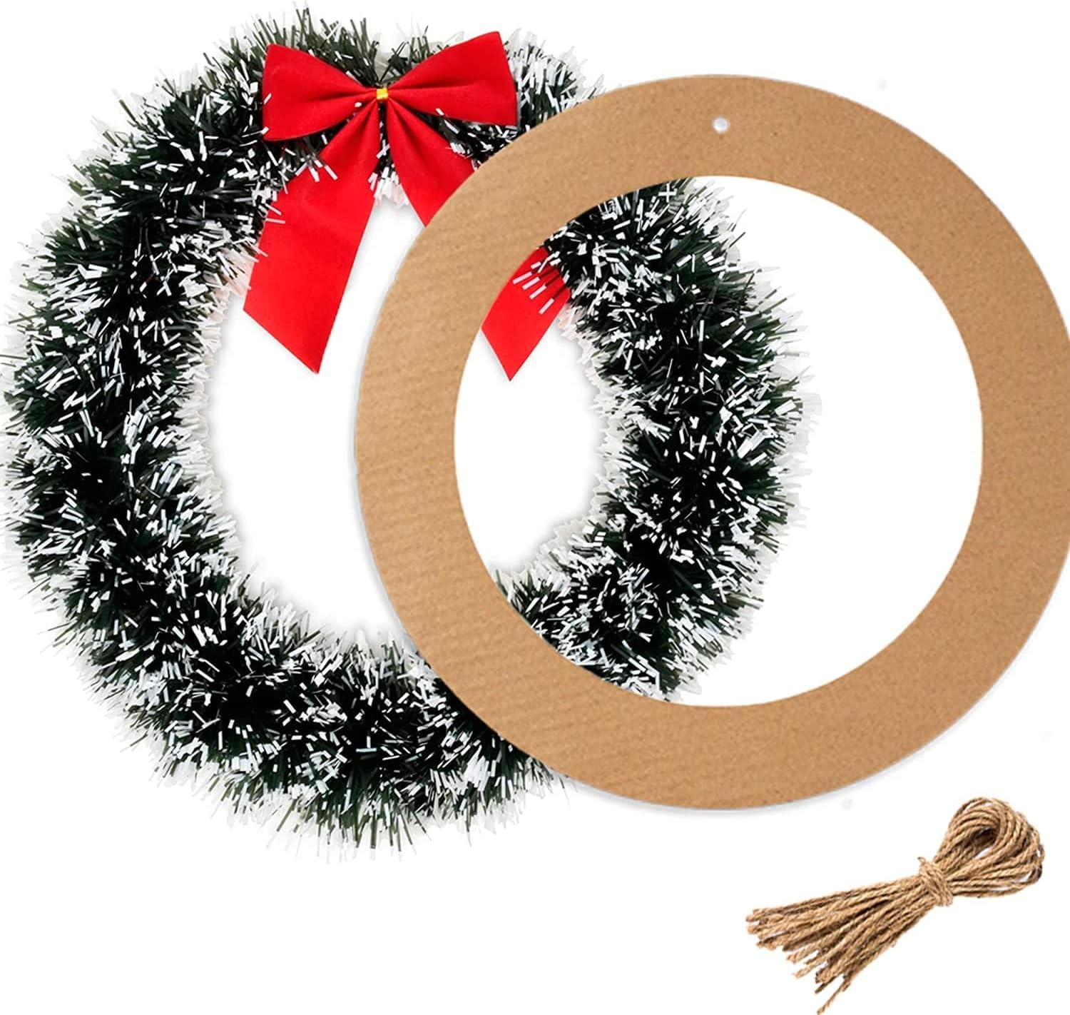 20pcs 12inch Paper Wreath Rings for DIY Crafts