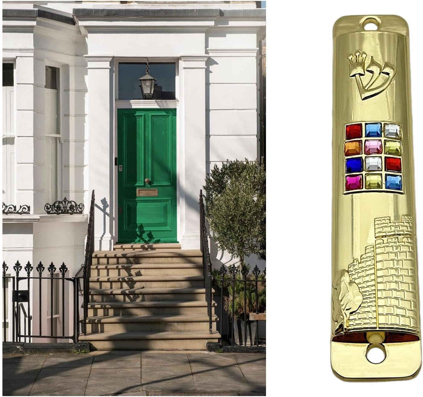 2x Mezuzah Door Decoration Home Dcor Gift