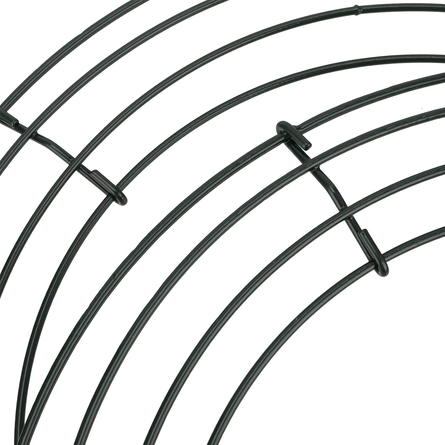 JAPCHET 20 Pack 10 Inch Metal Wreath Frames Dark Green