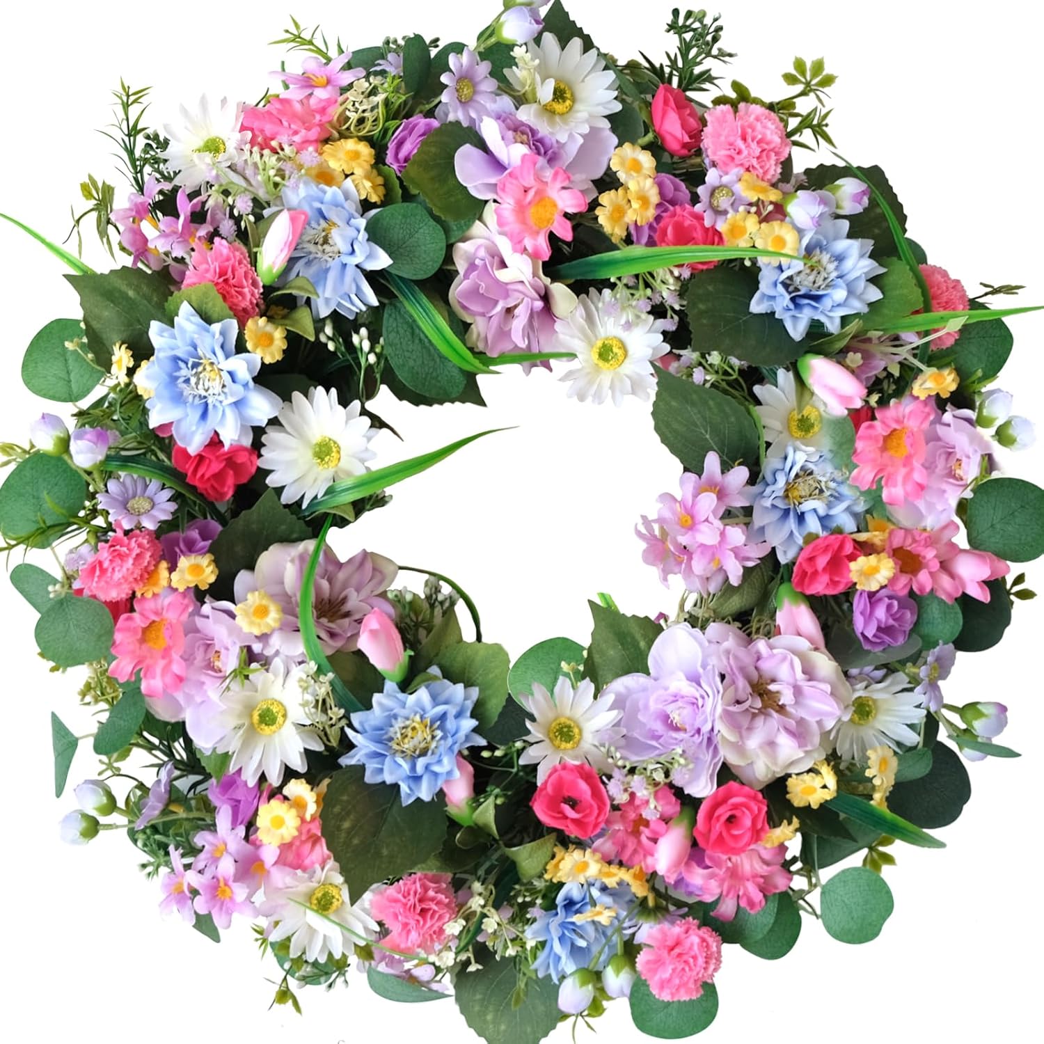 Bibelot 22 Inch Spring Summer Wreath for Front Door