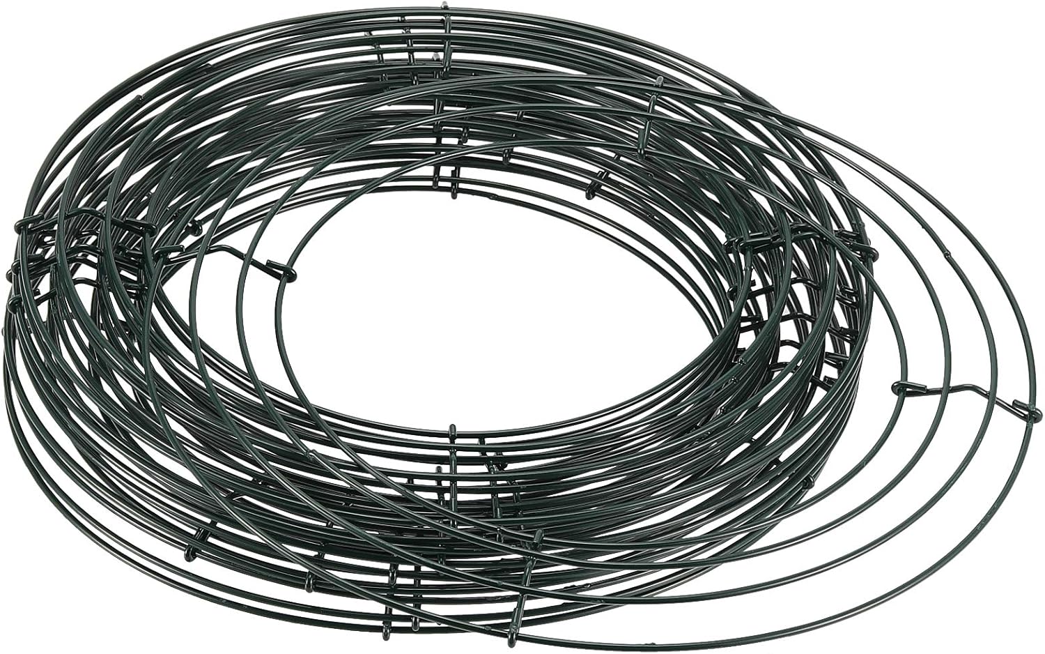 20 Pack 10 Inch Metal Wreath Frame Dark Green