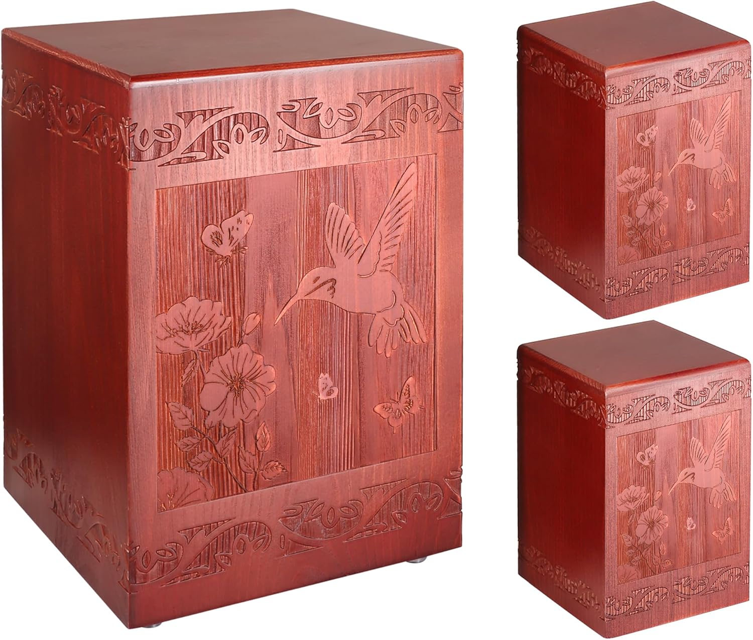 Wooden Cremation Urn for Human Ashes