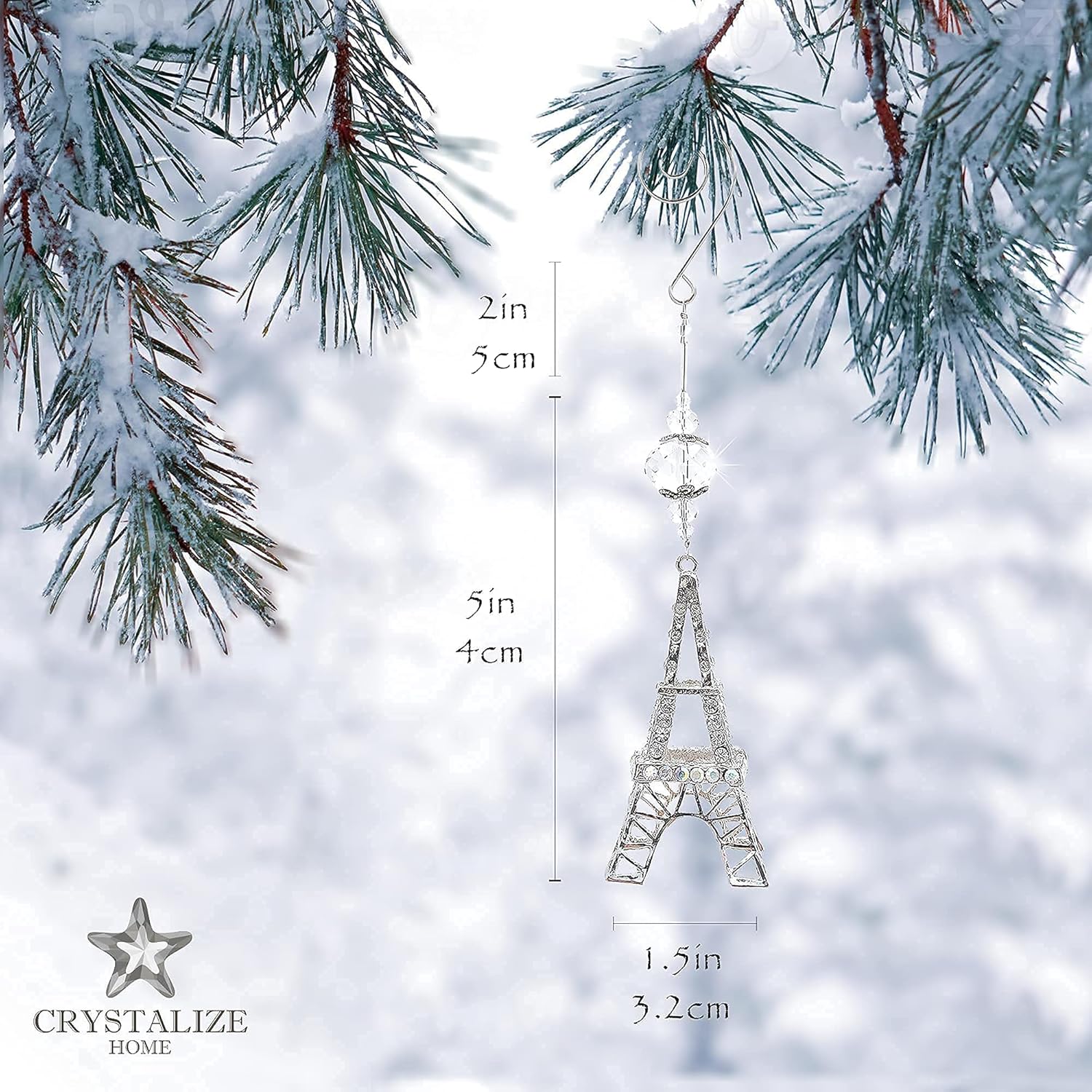 Crystal Tower Ornament for Home Decor