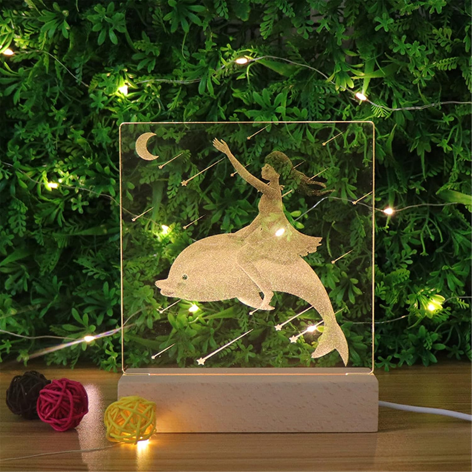 LED Light Display Base Stand with USB Power 2PC