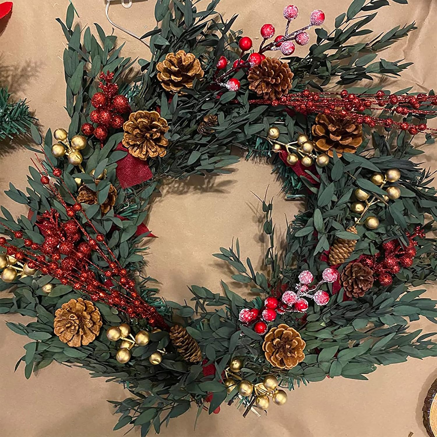 20 Pack 10 Inch Metal Wreath Frame Dark Green