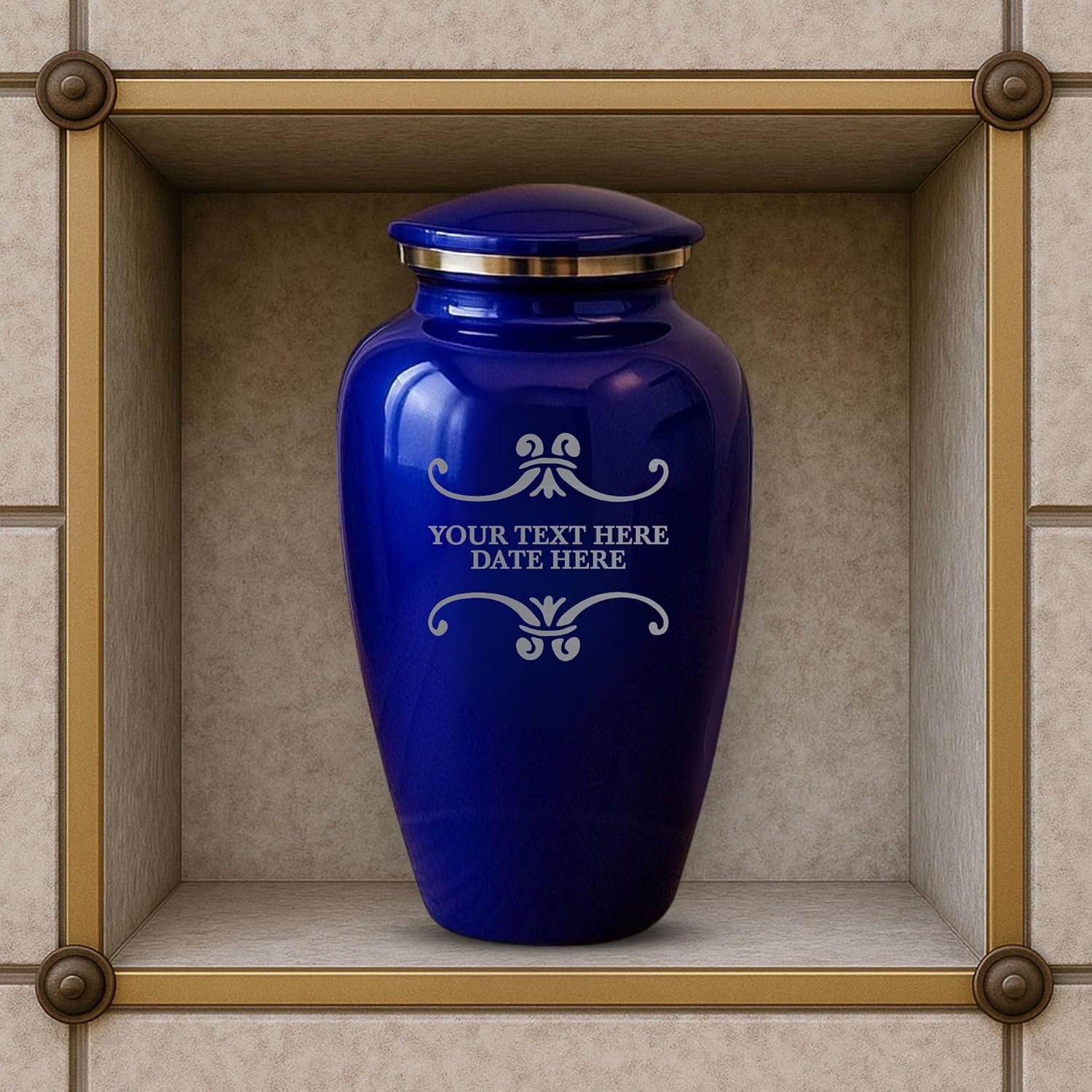 Custom Cremation Urn - Purple Splendore Series