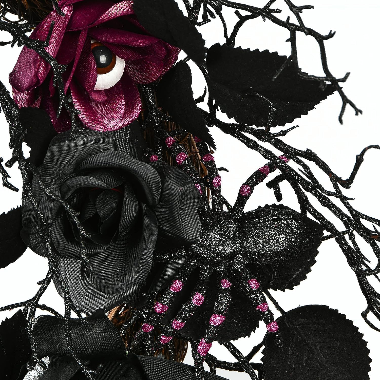 National Tree Company Artificial Spooky Wreath 22 Inches