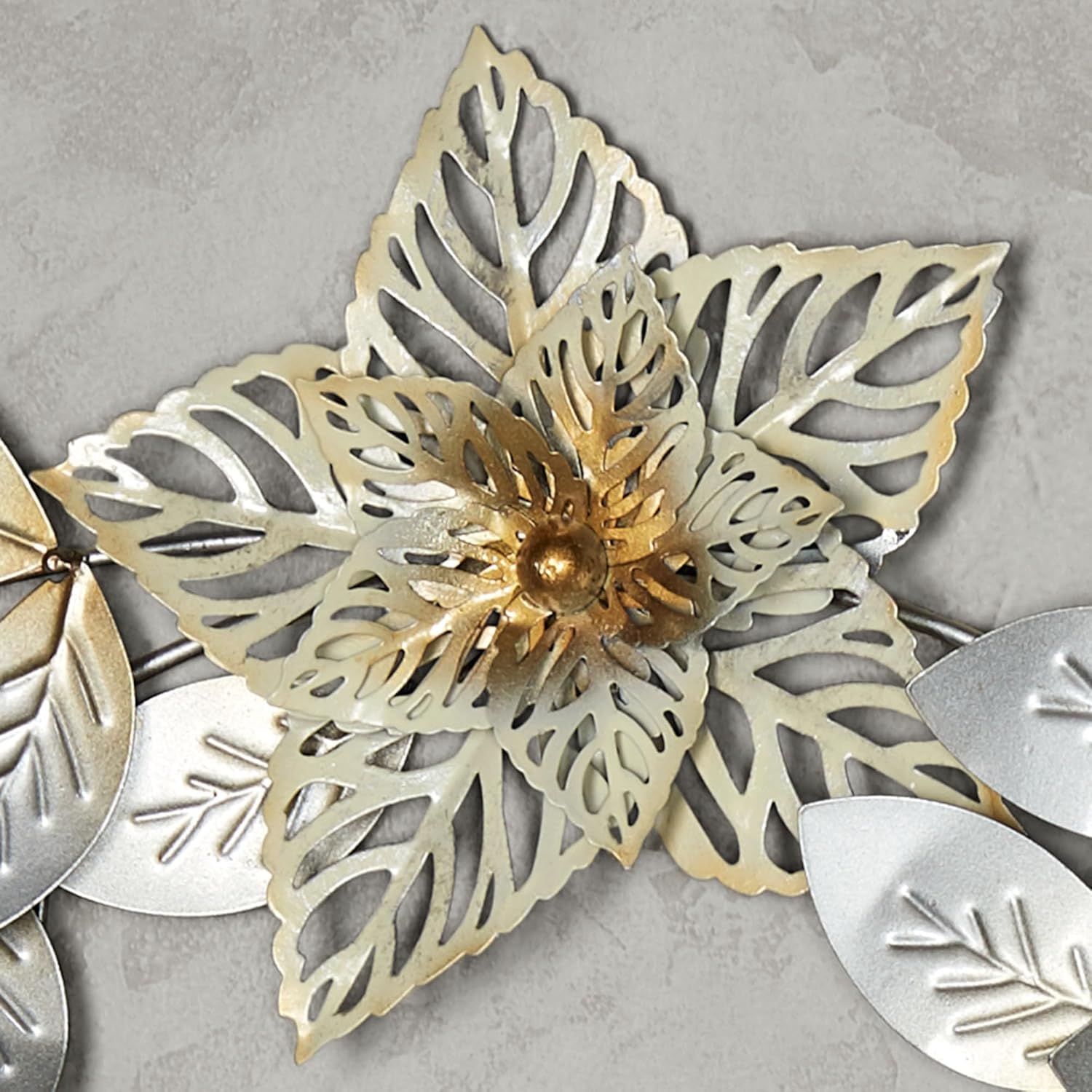 Touch of Class Metallic Sparkling Wreath Wall Art 26 Inch
