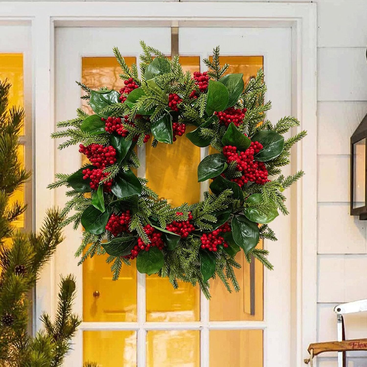 Welcome Wreaths for Front Door Set of 2