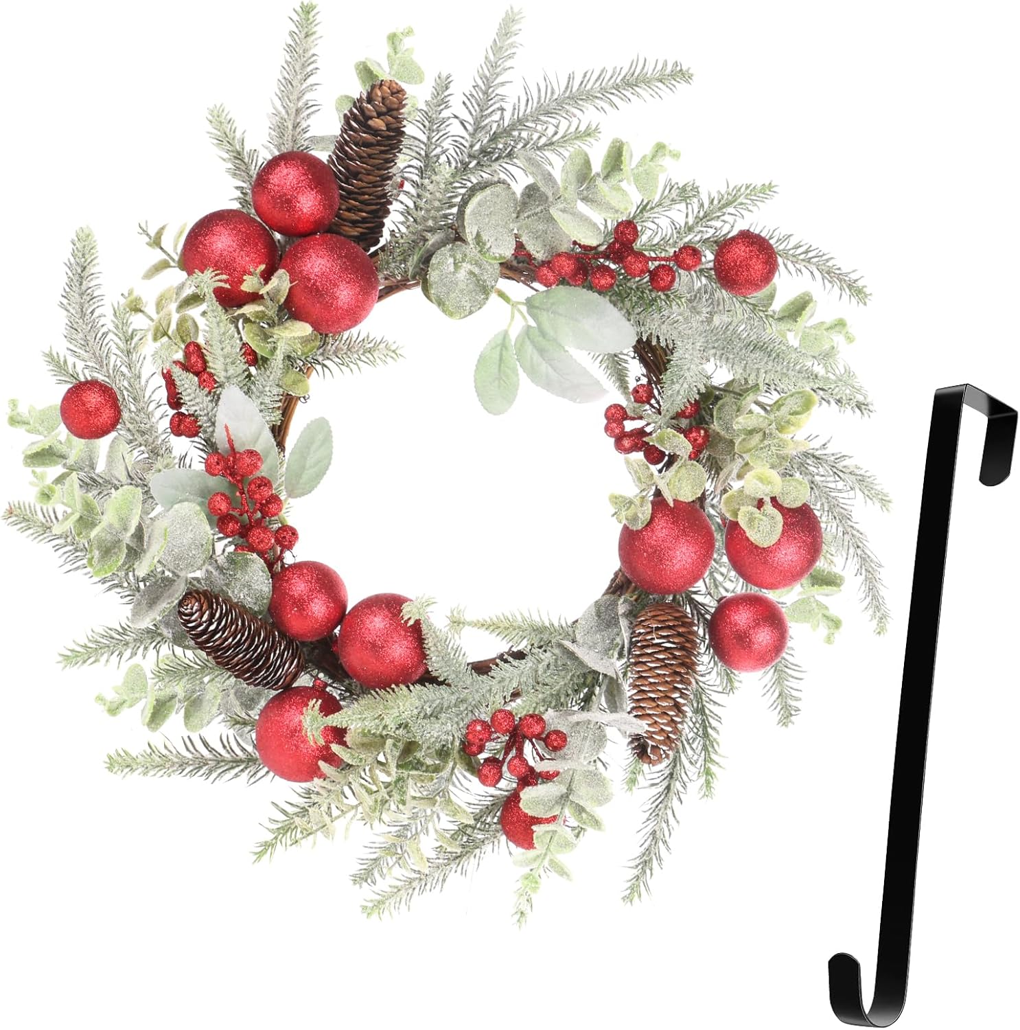 Super Holiday 20 Inch Red Christmas Wreath
