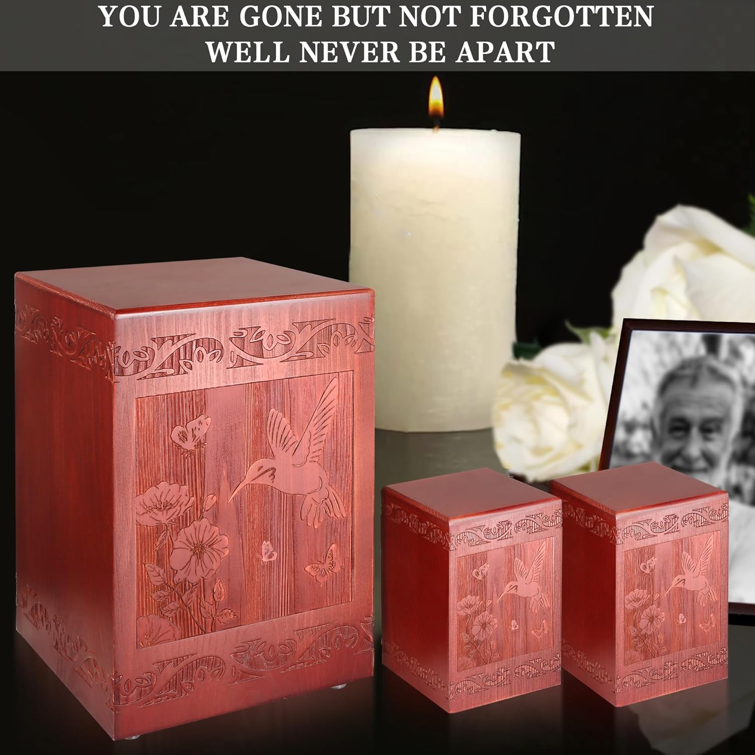 Wooden Cremation Urn for Human Ashes