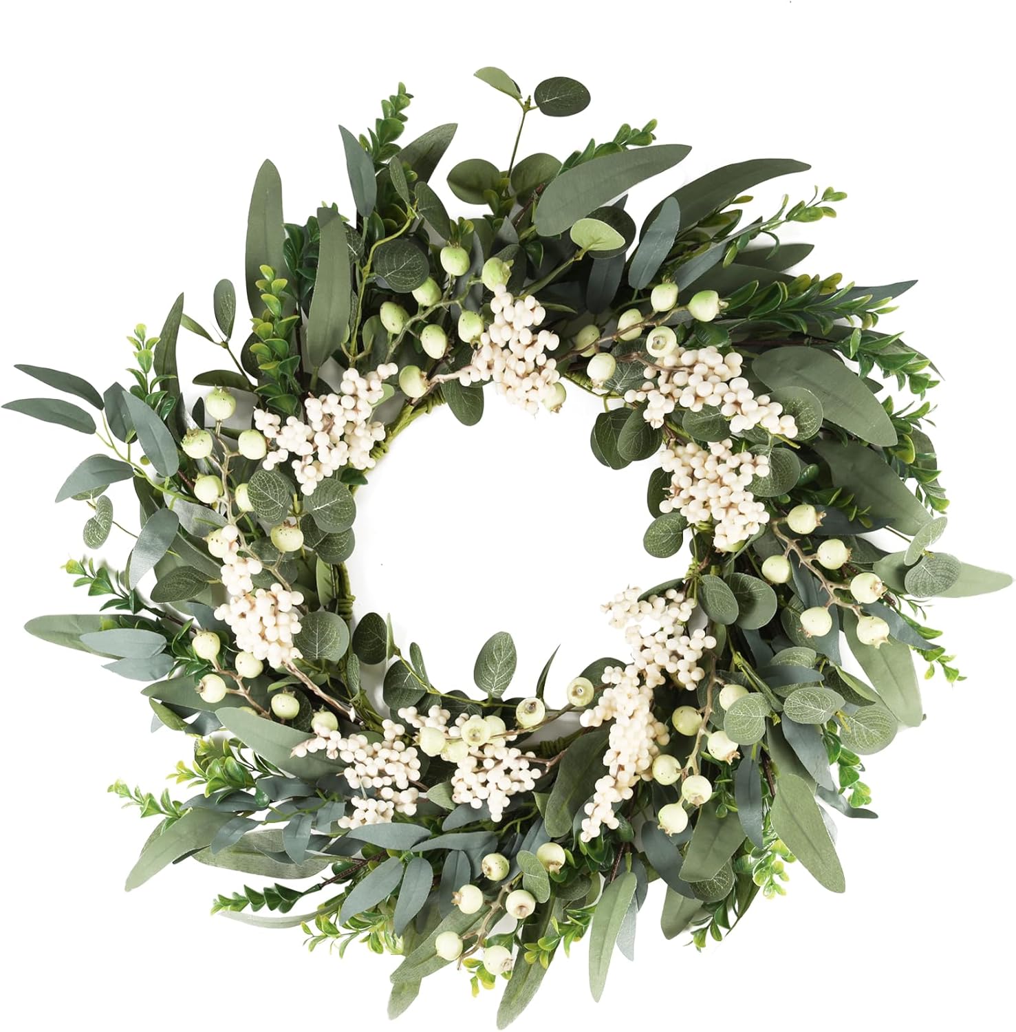 Eucalyptus Wreath for Front Door Spring Decor