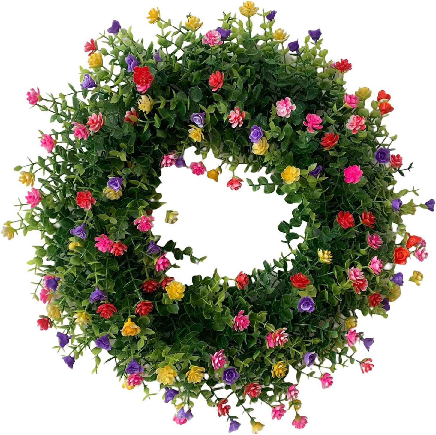Cakina Valentine Front Door Color Wreath