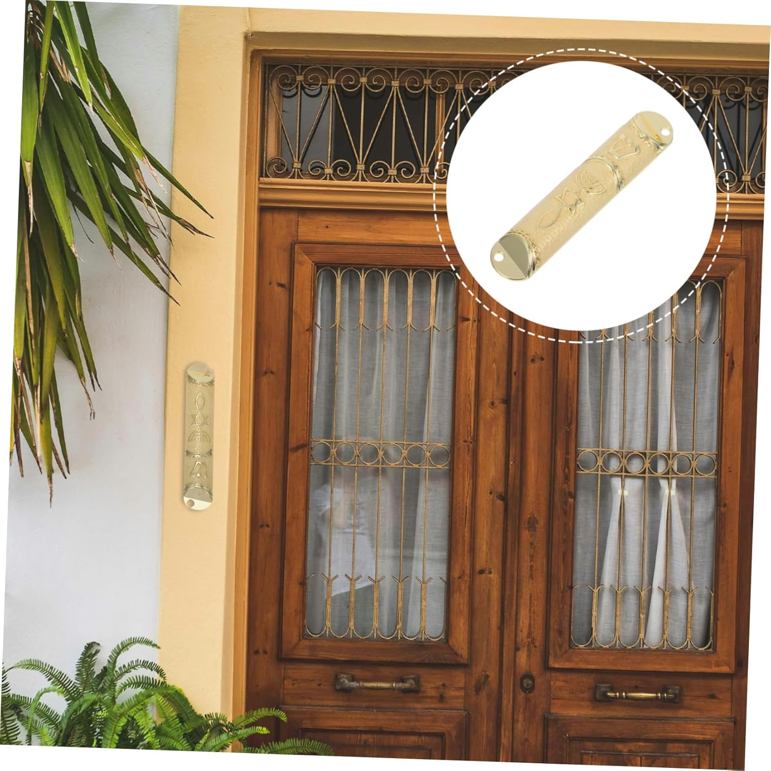 Ciieeo Retro Mezuzah Scroll Door Frame Decor