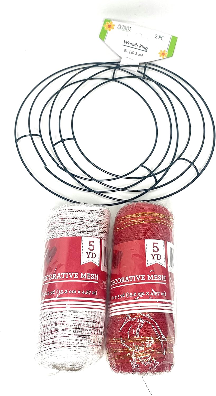 TOS Wall Door Hanger 2 Pack 8 Inch Wreath Forms