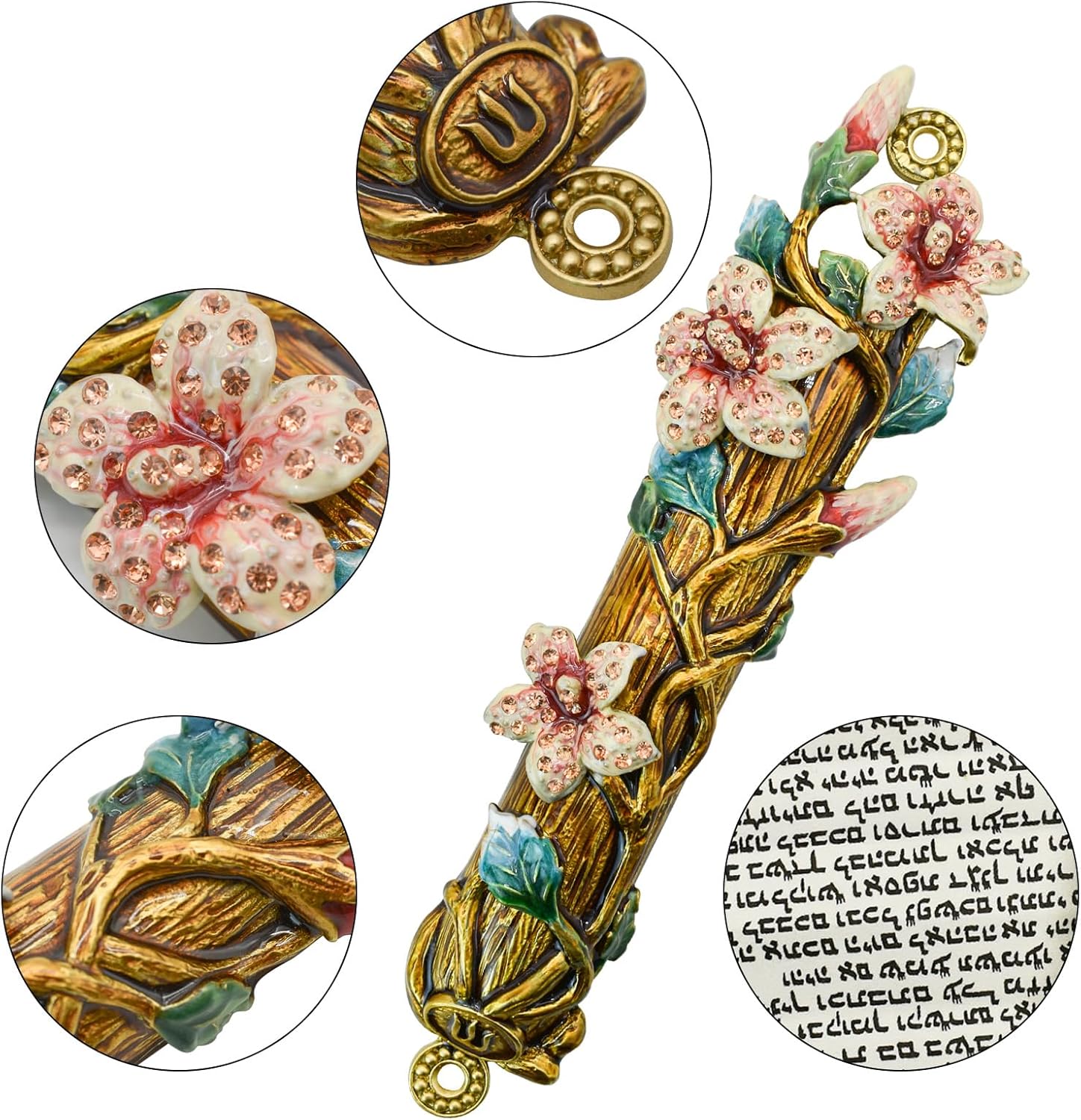 MrMrKura Mezuzah Scroll Door Mount Set