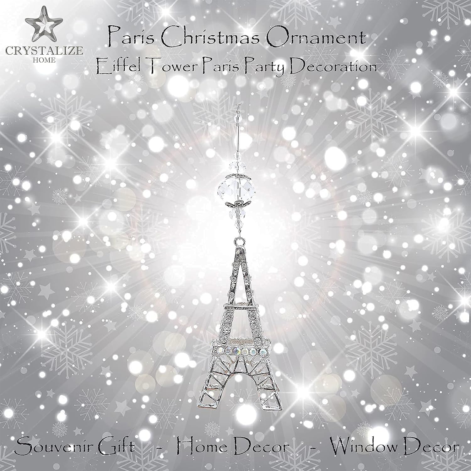Crystal Tower Ornament for Home Decor
