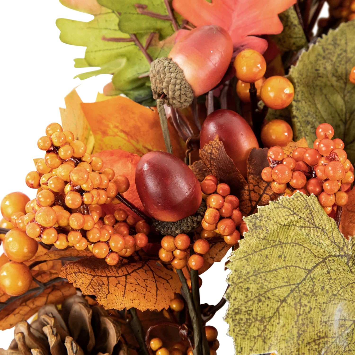 Northlight 20 Inch Autumn Decor Cornucopia Wreath