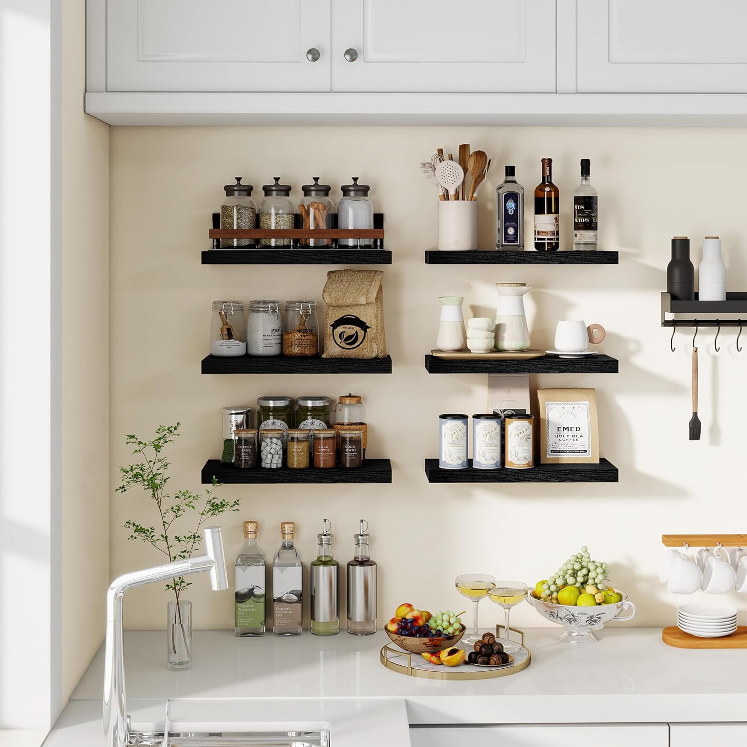 Invisible Bracket Floating Shelves for Wall