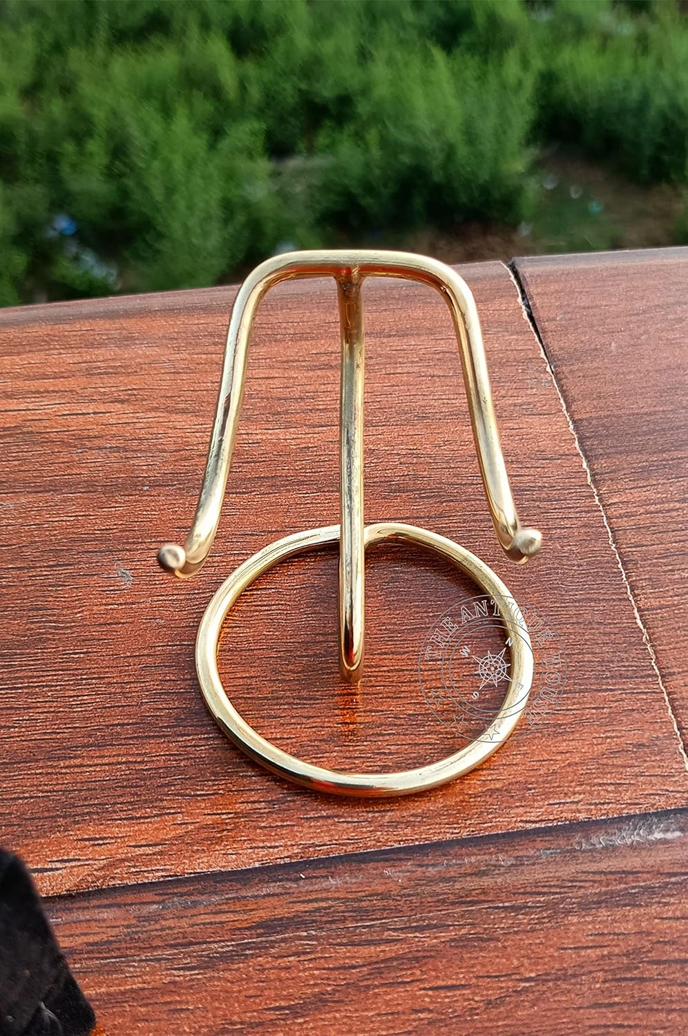White Cremation Urn Heart with Brass Stand and Black Box