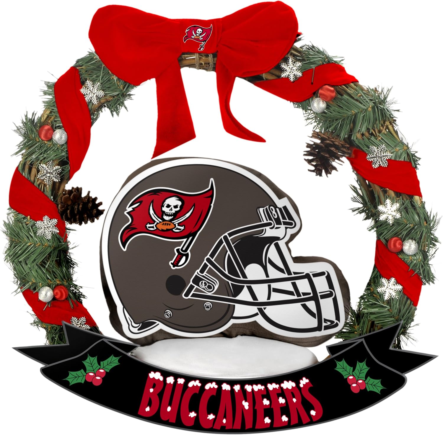 FOCO NFL 20 Inch Helmet Door Wreath