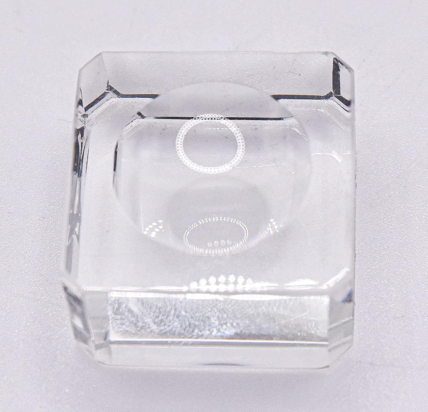 Clear Glass Pedestal for Spheres and Eggs Display