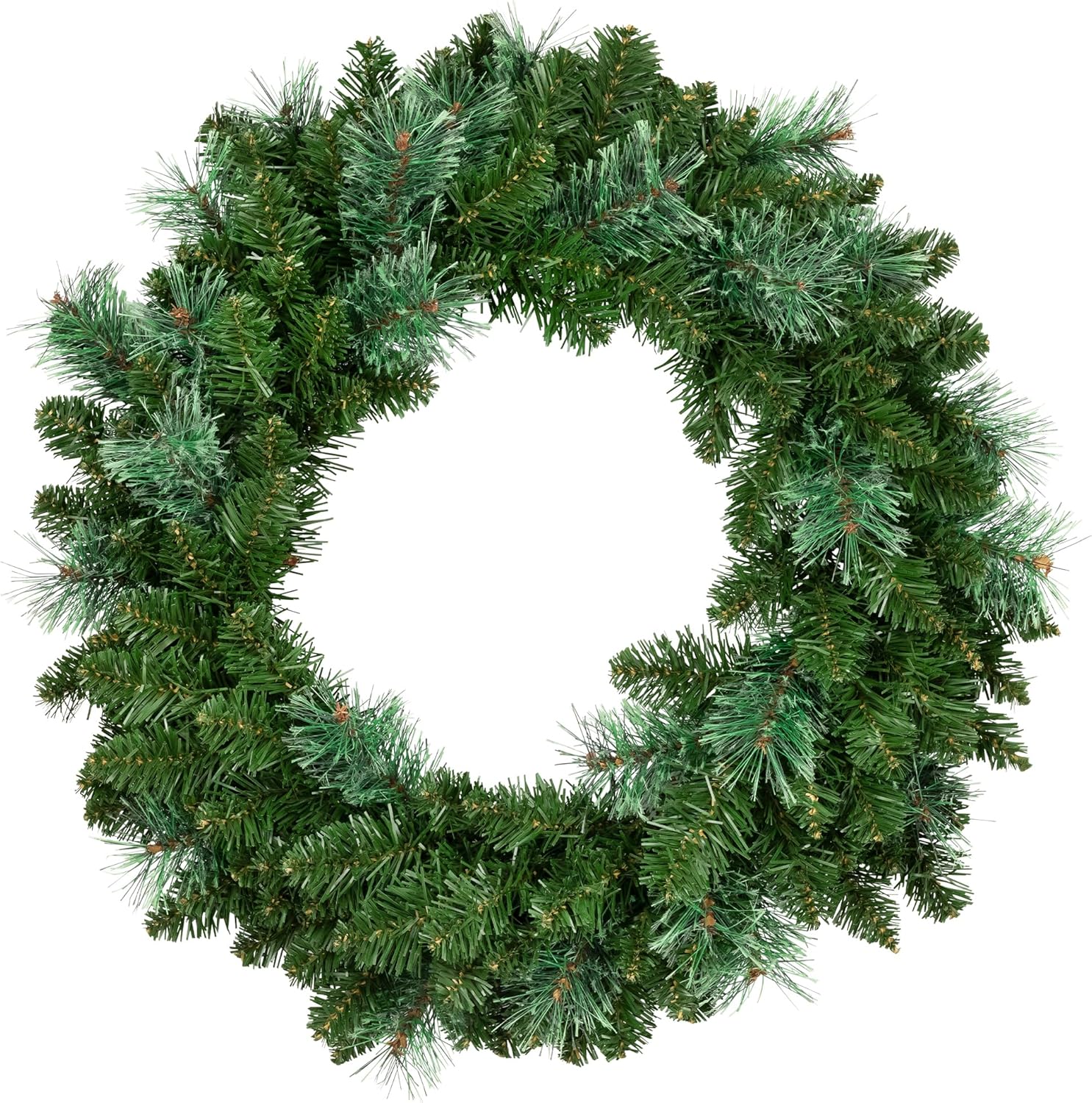 Northlight Cashmere Mixed Pine Artificial Wreath 24 Inch Unlit