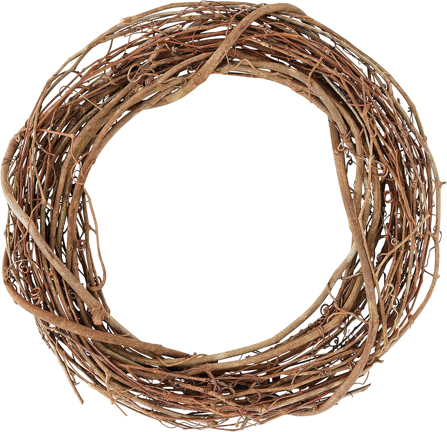 14 Inch Natural Grapevine Wreath 12 Pack