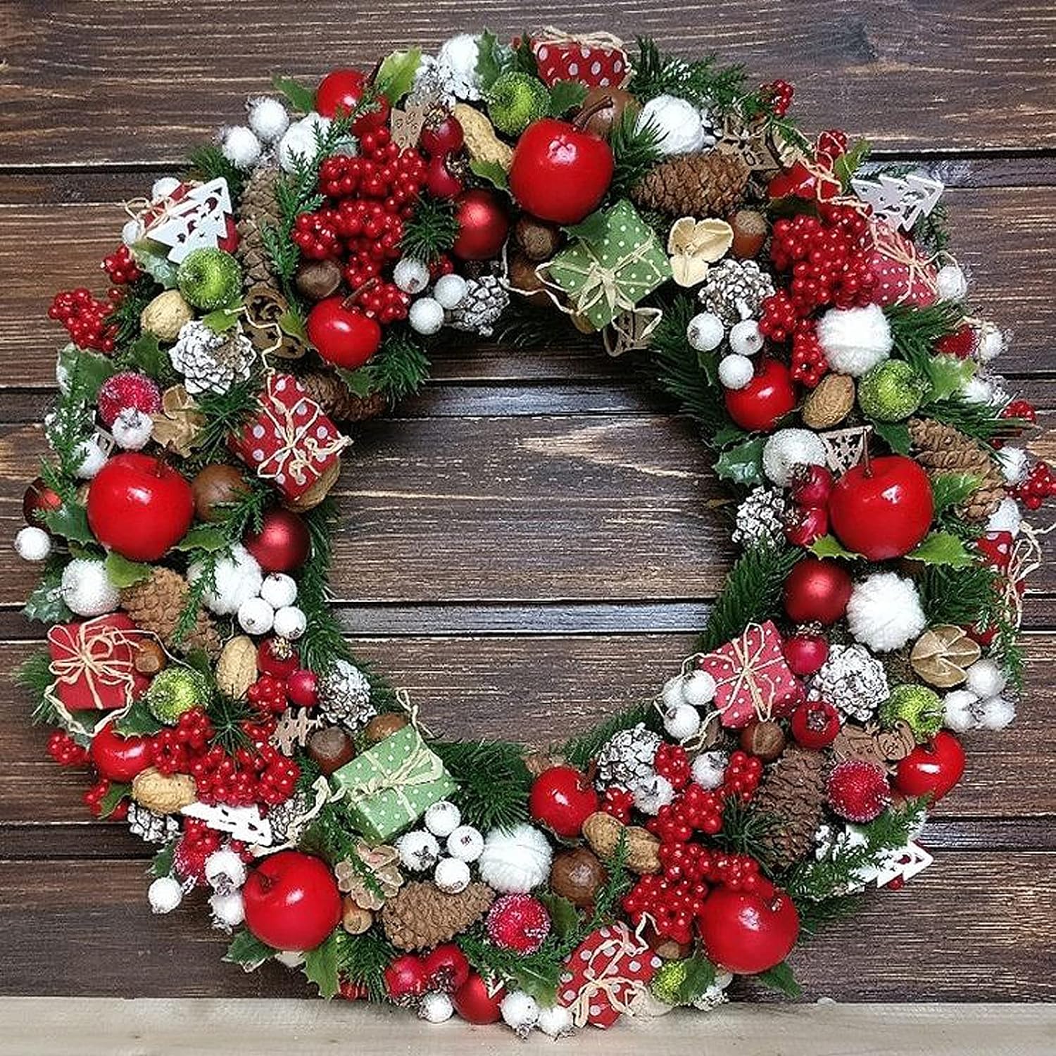 JAPCHET 20 Pack 10 Inch Metal Wreath Frames Dark Green